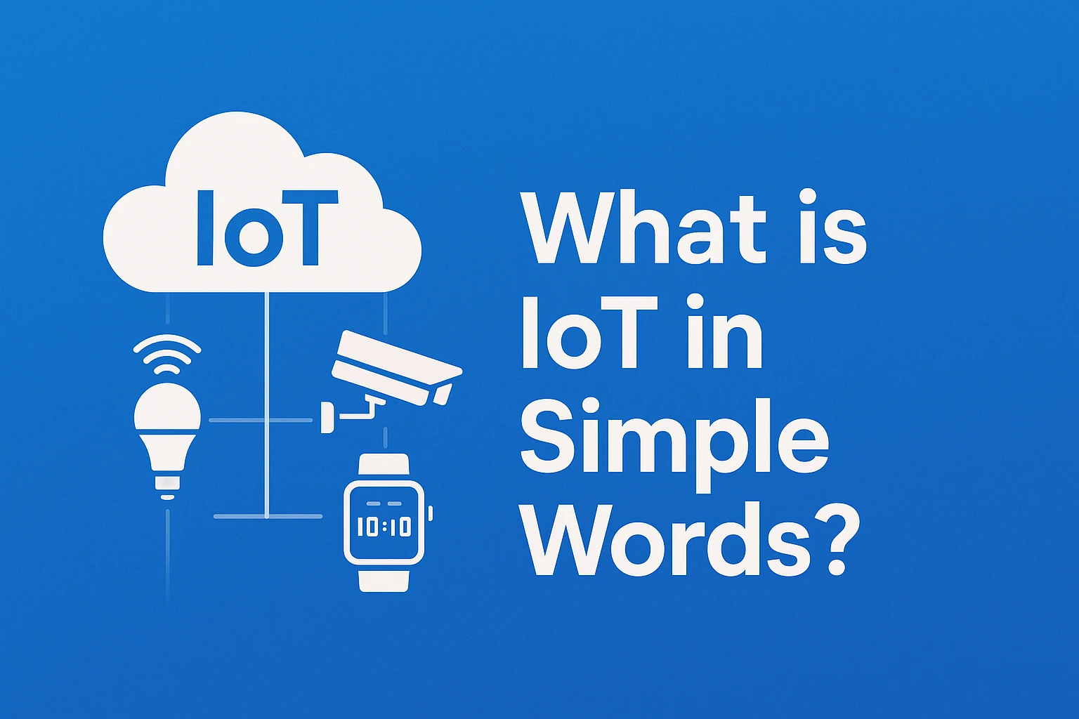 what is iot in simple words Introduction to IoT