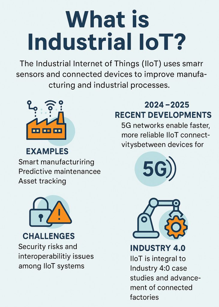 what is Industrial IoT and recent development of IIoT in 2025
