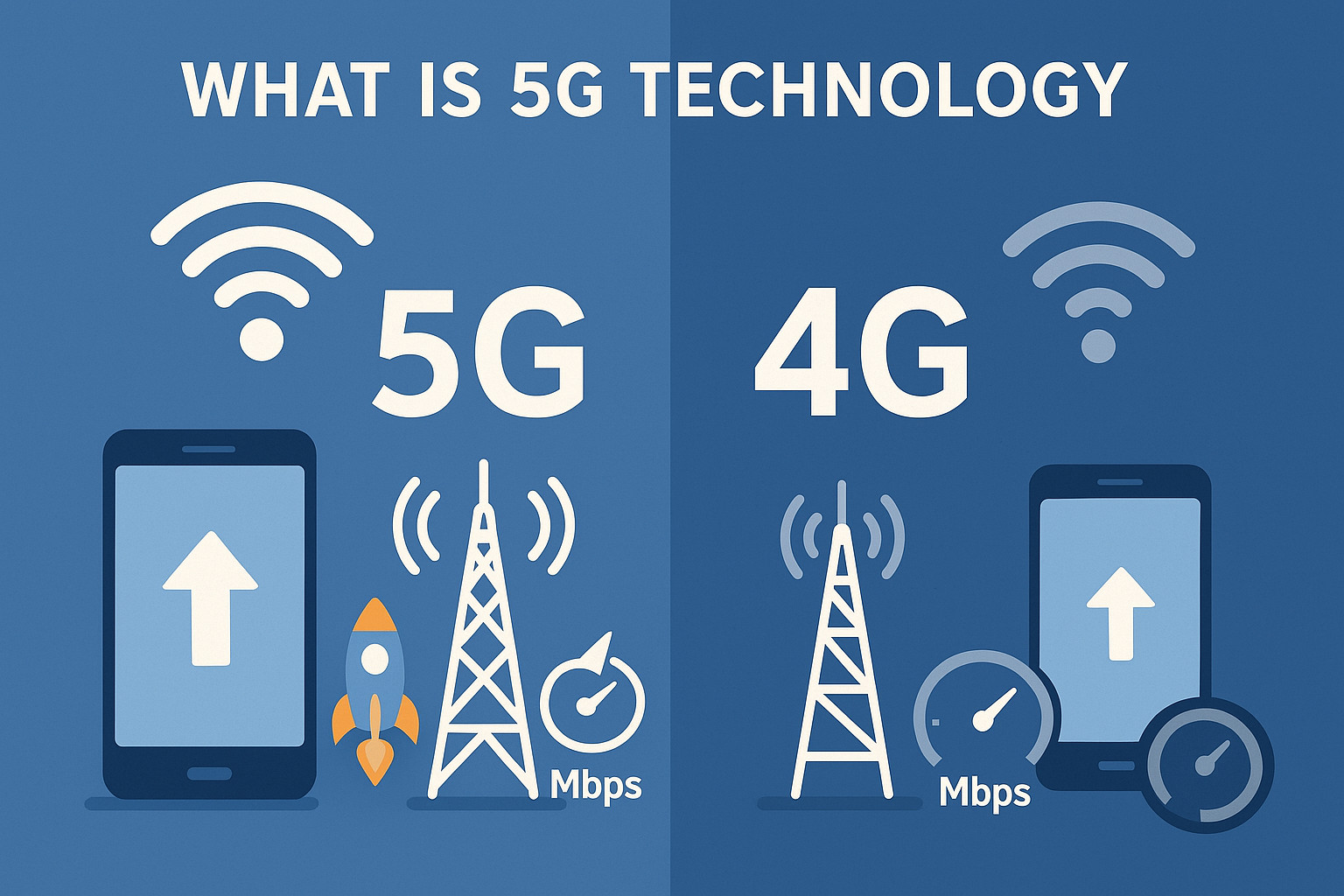 what is 5G technology and Difference between 5G and 4G