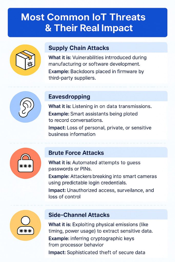common IoT threats Secure IoT devices