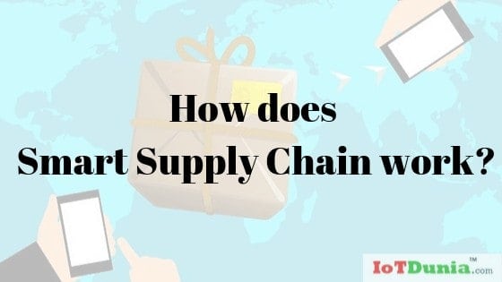 Working of Smart supply chain