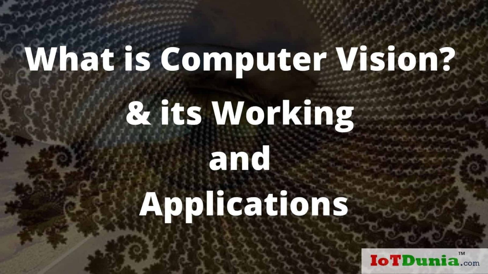 What is Computer vision