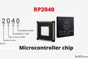 RP2040 microcontroller chip