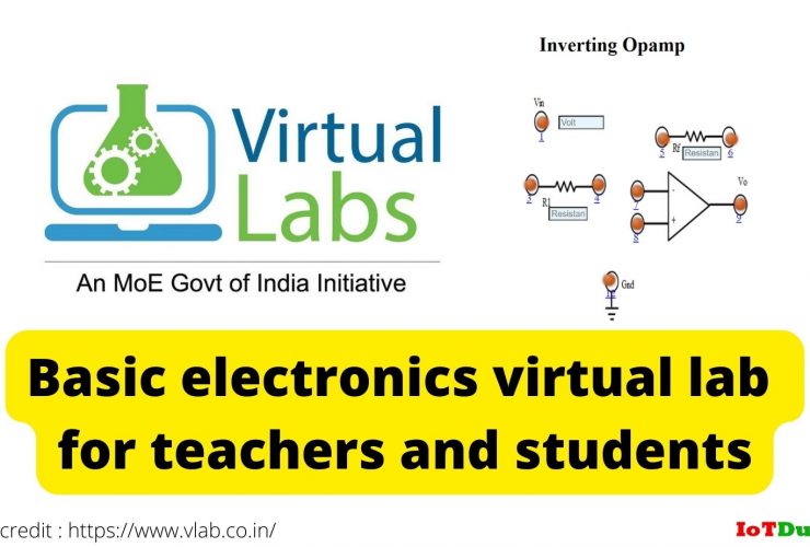 Basic electronics virtual lab circuit