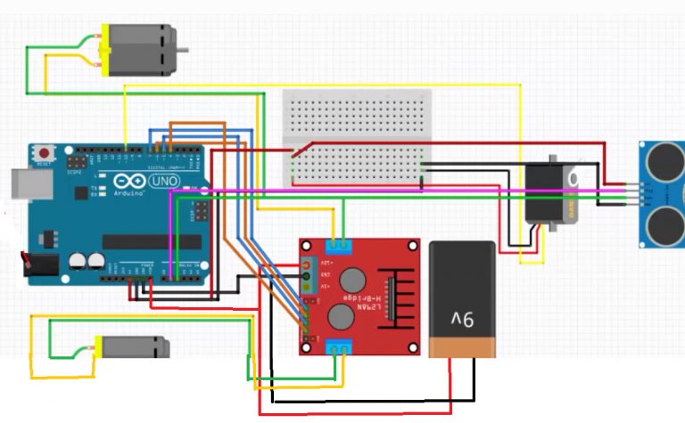 How to make a Obstacle avoiding robot using Arduino