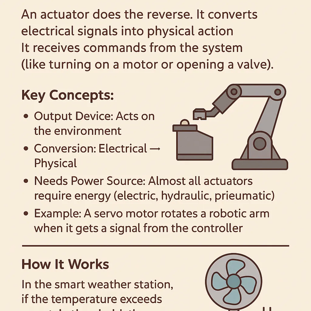 what is an actuator sensors and actuators