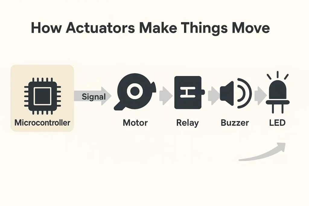 actuators part of components of iot